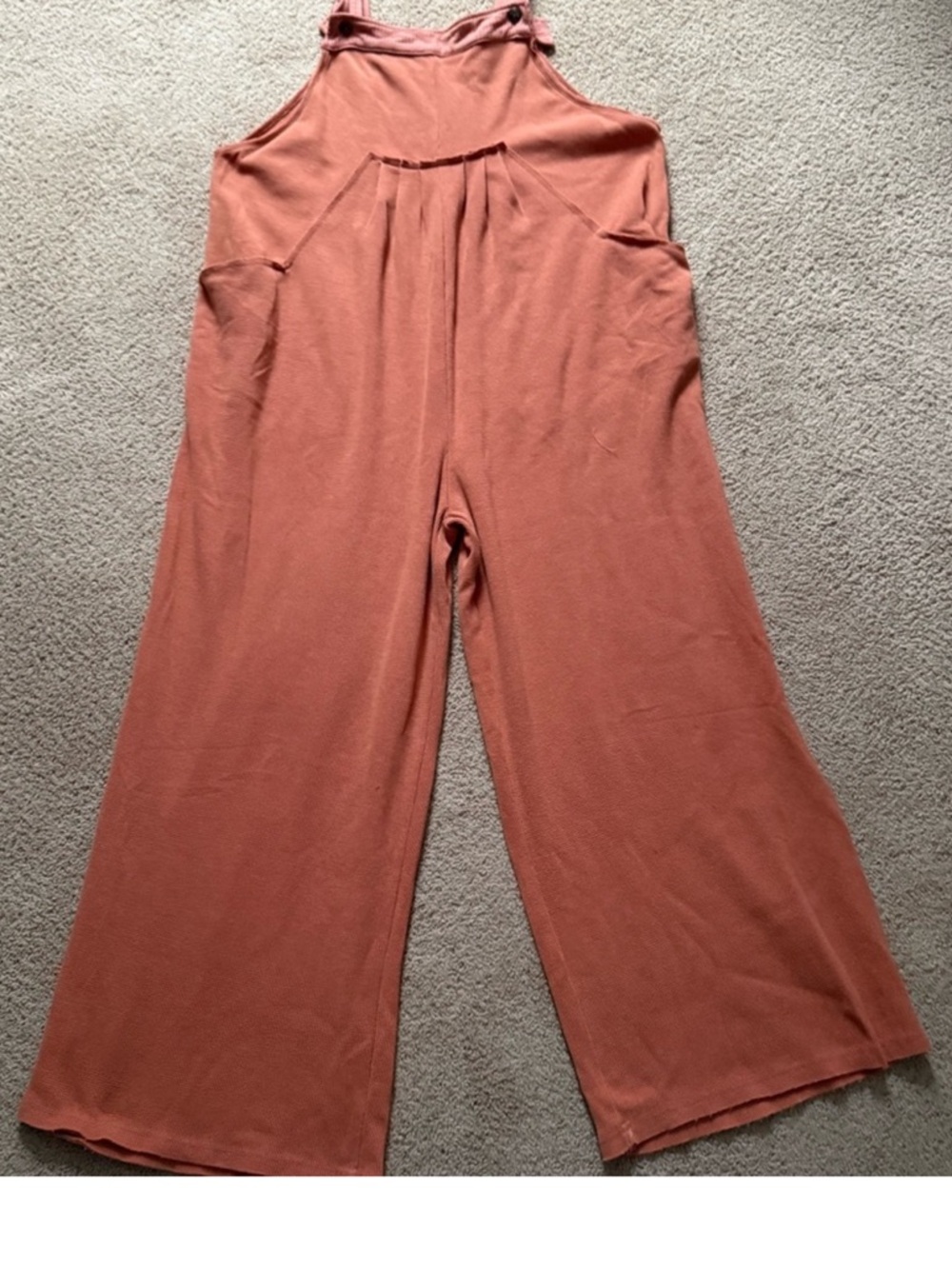 New: POL Lightweight Cotton Wide Leg Jumpsuit• Small